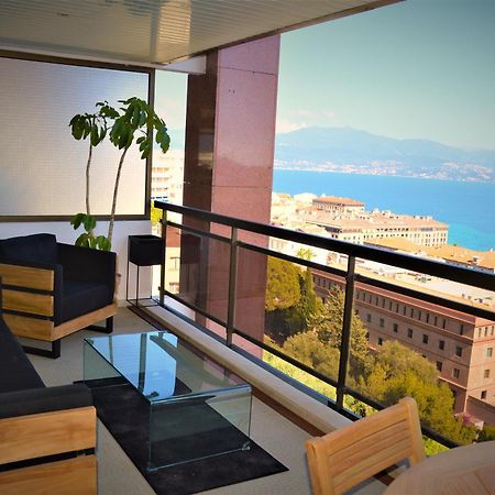 Grand T2 Standing Ajaccio Proche Centre Et Plages Vue Panoramique Parking Prive Zewnętrze zdjęcie