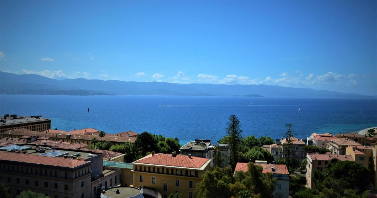 Grand T2 Standing Ajaccio Proche Centre Et Plages Vue Panoramique Parking Prive Zewnętrze zdjęcie